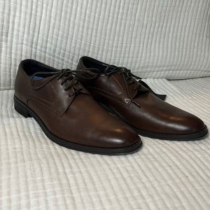 Vionic Brown leather Lace up dress shoes *Joseph* w\ Orthaheel Technology NWOB!